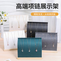 Creative Solid Wood Necklace Display Stand Pendant Bracelet Chain Counter Jewelry Organizer