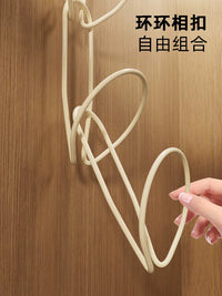 Suction Cup Hat Rack Door Back Scarf Hanger No-Drill Hat Display Stand Bag Organizer