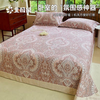 Luxury Thickened Pure Cotton Bed Sheet Single Piece for Dormitory