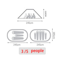 Kamperbox Pop-Up Camping Tent Automatic Instant Waterproof Shelter for Outdoor Activities