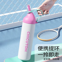Qigutang Large Capacity 316 Stainless Steel Insulated Water Bottle with Straw for Sports & Travel
