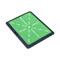 Indoor Outdoor Golf Hitting Mat with Non-Slip Rubber Base - Swing Practice Trajectory Mat