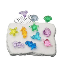 DIY Resin Ocean Shell Snail Charms for Crafts, Jewelry, Phone Cases, and Storage Boxes