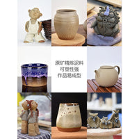 20lb Ceramic Clay for Pottery Teaching and Crafting, High-Quality White Porcelain Clay
