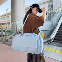 Travel Duffel Bag with Wet/Dry Compartment, Large Capacity Gym Shoulder Backpack for Men and Women