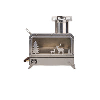 Portable Ultralight Folding Wood Burning Stove for Outdoor Camping and Backpacking
