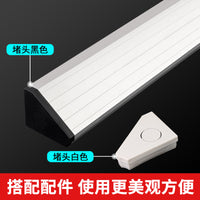 Aluminum Alloy Triangle Cable Raceway for Wall Corner Installation