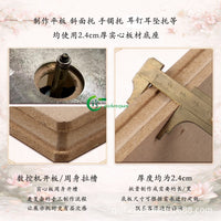 Chinese Vintage Fabric Jewelry Display Set for Necklaces, Bracelets, and Pendants