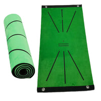 Golf Hitting Mat with Swing Practice and Divot Training for Indoor Outdoor Use