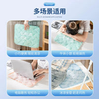 Laptop Cooling Ice Pack Pad for Notebooks and Tablets, Reusable Water-Filled Cooling Mat