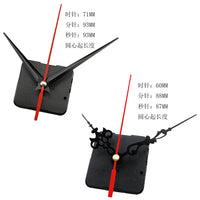 Silent Quartz Clock Movement Mechanism with Hands for DIY Wall and Desk Clocks