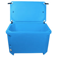 220L Large Insulated Food Cooler Box PE Rotomolded Ice Chest for Fresh Food Storage