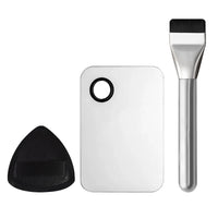 4-in-1 Foundation Makeup Brush Set with Palette and Sponge