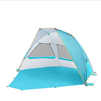 Portable Pop-Up Beach Tent UPF 50+ Sun Protection for 2-3 People Outdoor Camping and Shade