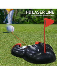 Xnells Golf Laser Putting Cup Automatic Ball Return Indoor/Outdoor Practice Aid