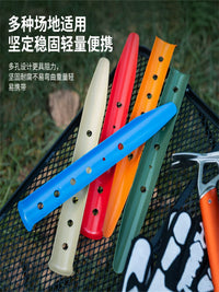 Outdoor Thickened Portable Canopy Tent Fixed Windproof Cast Steel Beach Ground Pegs Camping Snow Pegs Seaside