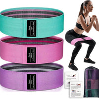 Resistance Bands for Glute Activation and Yoga Stretching, Hip Resistance Loop for Squats and Training
