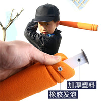 Kids Soft Baseball Bat Glove Set for Elementary Students, Softball Training Equipment, Practice Toy Baseball Bat Set