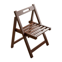 Foldable Solid Wood Dining Chair, Simple Leisure Office Balcony Multi-functional Portable Backrest Chair, No Assembly Required