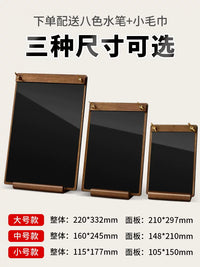 Mini LED Light Up Erasable Message Board for Cafe Bar Countertop Display