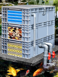 Aquarium Sump Filter Box Drip Filter System for Fish Tank Turtle Pond Water Purification