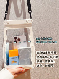 Waterproof Phone Pouch with Touchscreen Access for Swimming, Diving, and Beach Activities