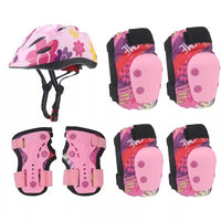 Kids' Adjustable Sports Helmet and Protective Gear Set for Skating and Cycling