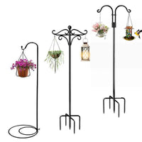 Shepherd Hook Plant Hanger Stand for Outdoor Garden Decor