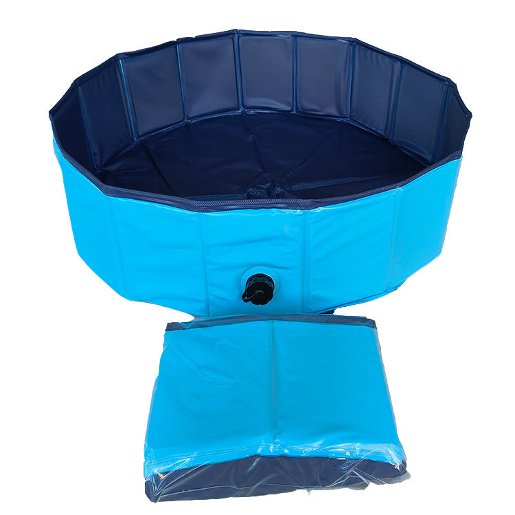 Foldable PVC Pet Swimming Pool and Bath Tub for Dogs and Cats