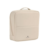 Portable Standing Makeup Bag with Brush Holder, Large Capacity Waterproof Cosmetic Organizer for Travel