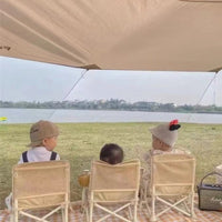 Portable Foldable Baby Dining Chair with Storage Bag, Multi-functional Infant Beach Seat and Learning Stool