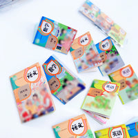 Dollhouse Miniature School Books Set for BJD Dolls - Simulation Classroom Accessories