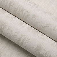 Non-Adhesive Striped Solid Color Non-Woven Wallpaper for Bedroom Decor