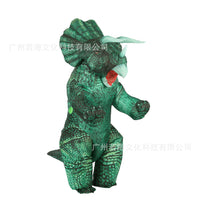 Inflatable Triceratops Costume for Halloween Parties and Festivals