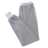 Men's Plus Size High Waist Cotton Thermal Underwear Pants for Middle-Aged & Elderly