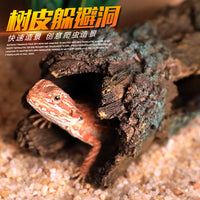 Reptile Hideaway Cave and Basking Platform for Lizards, Geckos, Spiders, and Scorpions