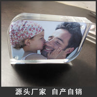 Magnetic Acrylic Photo Frame with Rounded Corners for Kids' Photos and Certificates