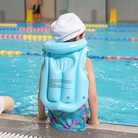 Kids' Inflatable Swim Vest with Buoyancy, Anti-Flip Design for Ages 3+, Swimming Aid