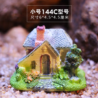 Aquarium Decoration European-Style Villa House Ornament for Fish Tank Landscape