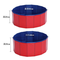Foldable PVC Pet Swimming Pool and Bath Tub for Dogs and Cats