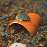 Aquarium Turtle Fish Hiding Cave Reptile Humidifying Shelter Nest Basking Platform Landscaping Decor