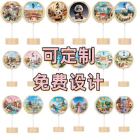 Fibonacci Spiral Tree Double-Sided Rotating Ornament, Chinese National Trend Creative Souvenir