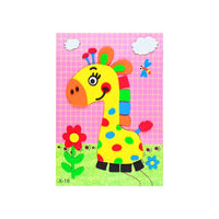 Kids' 3D EVA Foam Sticker Craft Kit for DIY Educational Toy
