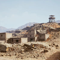 UE5 Unreal Engine 5 Modular Battlefield Desert Environment Military Zone Village Asset Kit