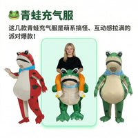 Inflatable Frog Costume for Halloween Parties and Events