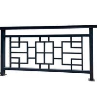 Aluminum Art Fence Panel for Courtyard Balcony School Villa Residential Area