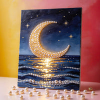 DIY Pearl Painting Kit for Home Decor - Blue-Eyed Cat & Horse Year Creative Craft