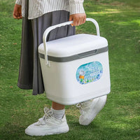 Portable Insulated Cooler Box for Camping and Food Transport