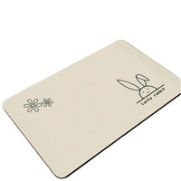 Modern Minimalist Diatomaceous Earth Bath Mat, Non-Slip Absorbent Floor Mat for Bathroom Entrance