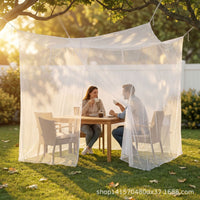 Outdoor Patio Mosquito Net Tent, Large Pop-Up Canopy for Camping, Picnics, Sunshade, and Insect Protection